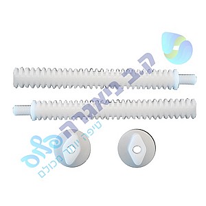 זרועות ואומים לחצן סני ניאגרה סמויה פלסאון PLASSON זרועות ואומים לחצן סני ניאגרה סמויה פלסאון PLASSON