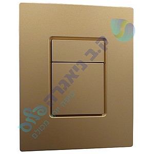 לחצן צינורית אחת דגם קוסמו זהב מט לניאגרה סמויה גרואה GROHE לחצן צינורית אחת דגם קוסמו זהב מט לניאגרה סמויה גרואה GROHE